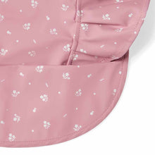 Load image into Gallery viewer, Pink Fleur Frill - Snuggle Bib Waterproof
